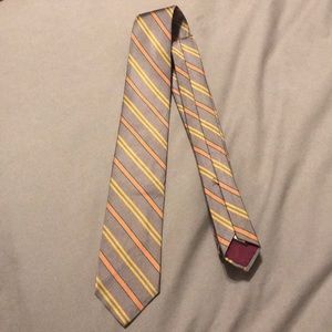 Chaps by Ralph Lauren grey striped tie